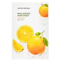 Успокаивающая ма ска с апельсином Nature Republic Orange Real Nature Ma sk Sheet 23 г