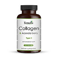 Колаген Type II Yvonika Collagen + Acerola Extract 100 капсул