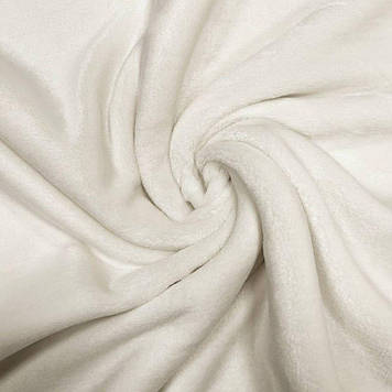 Плюшева тканина (вельбо), плюш, колір молочний