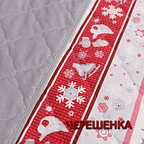 Євро стьобане покривало байка/мікрофібра №55115R, фото 4