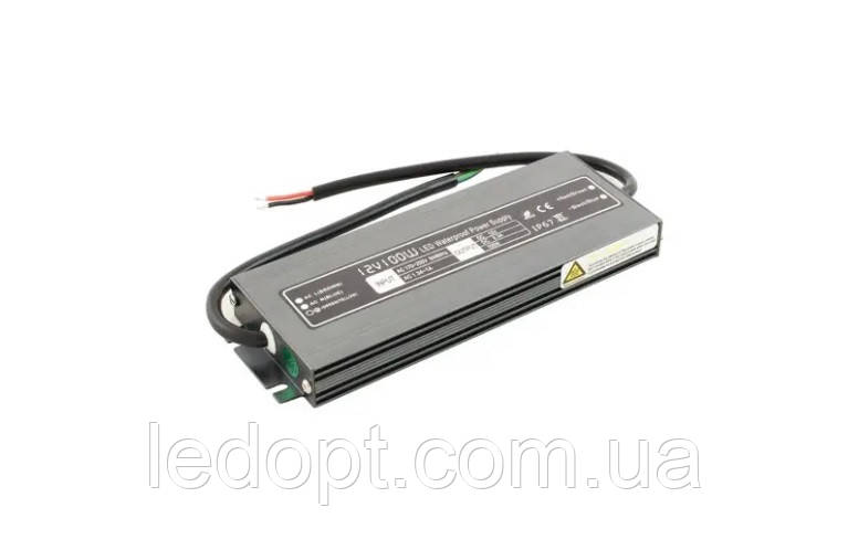Блок живлення герметичний Professional DC12 100Вт 8,3А ІР67 WBR-100