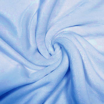 Плюшева тканина (вельбо), плюш, колір блакитний