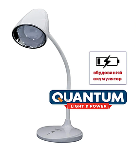 Настільна світлодіодна лампа з акумулятором Quantum KONTI QM-TL1050 3 W 200 lm USB 5V