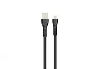 USB кабель для зарядки и передачи данных to iPhone Lightning 2.0A 1,8м черный