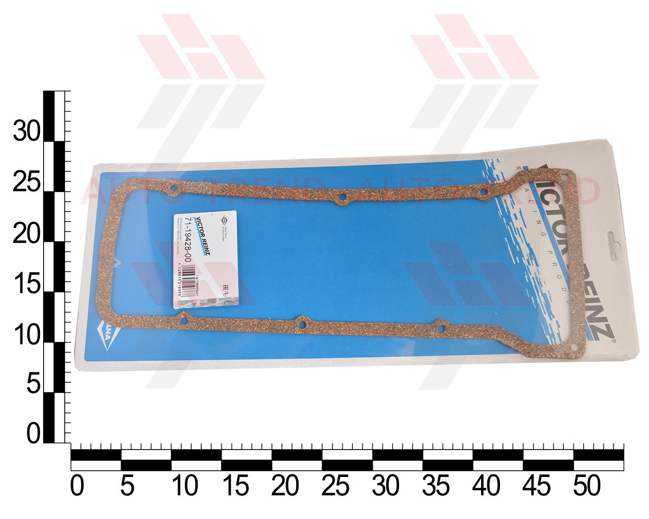 Прокладка клапанної кришки ВАЗ 2101, 2107, 2121, 2123 (гузнопробка) VICTOR REINZ, фото 1