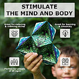 Магнітний чарівний кубик Рубіка, що змінює форму та візерунки. Shape Shifting Magnetic Cube або куб Shashibo, фото 6