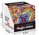 Магнітний чарівний кубик Рубіка, що змінює форму та візерунки. Shape Shifting Magnetic Cube або куб Shashibo, фото 8