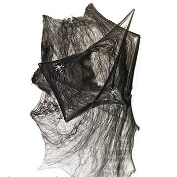 Хеловін Павутиння для Halloween з павуками Чорне 23-165/24-483