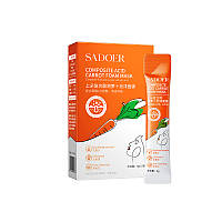 Маска для лица пузырьковая SADOER с экстрактом моркови (упаковка 12 штук)