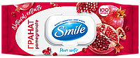 SMILE Daily Серветка волога Гранат, 100 шт, з клапаном (9 шт/ящ), арт. 42224940