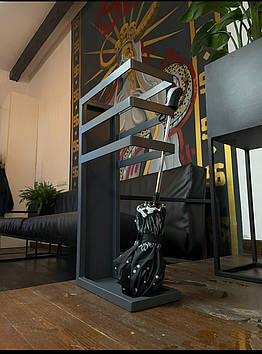 Підставка для зберігання парасольок, сіра  600х300х150 мм