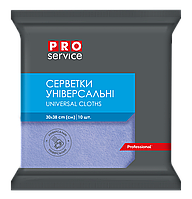 PRO Серветки віскозні 30х38 см, 10 шт., колір синій (20шт/ящ), арт. 19100206