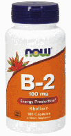 Витамин Б-2 Рибофлавин Now Foods Vitamin B-2 100mg 100 caps