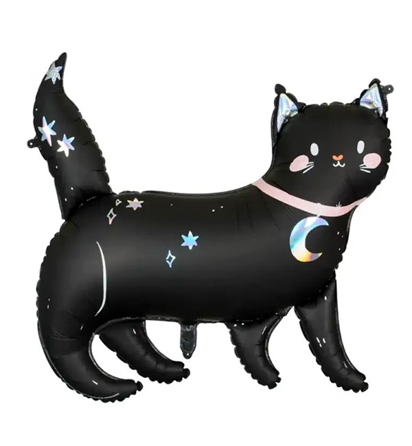 Повітряна кулька "Чорний кіт", Польща, розмір 96 см