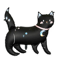 Повітряна кулька "Чорний кіт", Польща, розмір 96 см