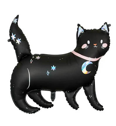 Повітряна кулька "Чорний кіт", Польща, розмір 96 см, фото 1