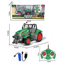Р/К трактор 1:24, підсвічування фар, аккум.,  34*15,11,5 см, в кор. /48/