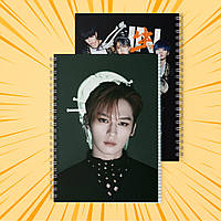 Зошит А5 на пружині 48 л. клітинка 60 г.м2 Stray Kids 035