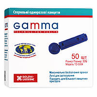 Ланцеты ТМ GAMMA для ланцетных устройств 50 шт