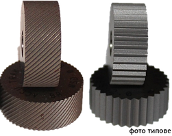 Ролик накатка ф 25, ширина 8 мм, крок 1.5 мм, пос.8 мм (25х8х8) правий GRIFF