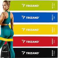 Набор резинок для упражнений, для фитнеса - 5 шт Trizand