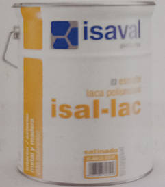 Емаль поліуретанова універсальна шовковиста біла, чорна Ізал-лак Isal-lac Isaval 4