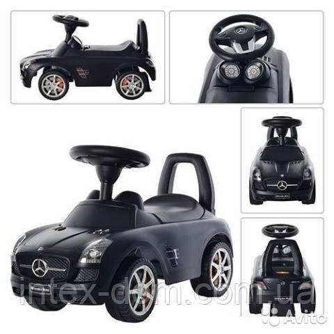 Каталка-толокар Mersedes Z 332S-2 матовий чорний, фото 1
