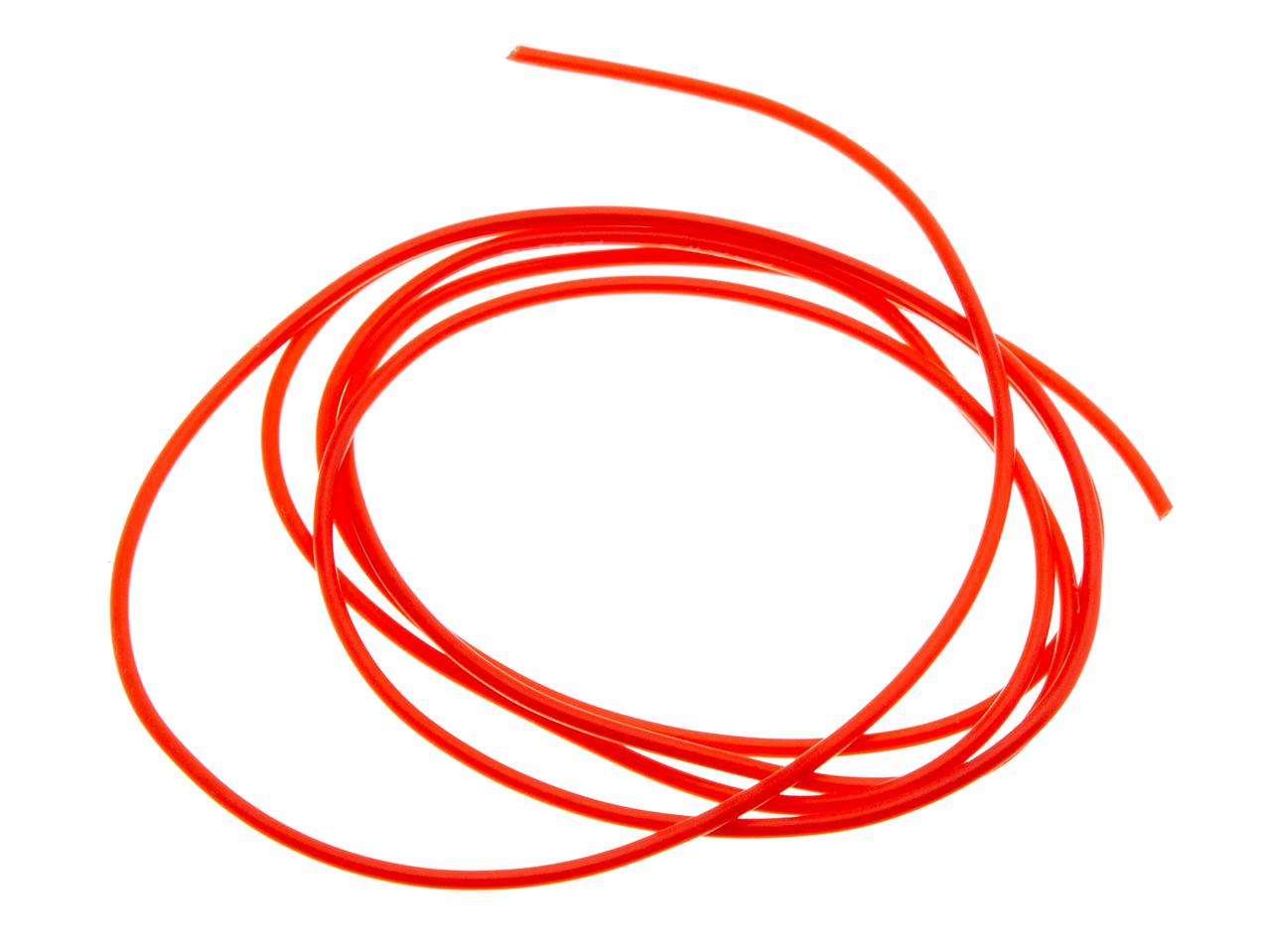 Провід 24 AWG силіконовий QianJia Червоний - 1 метр погонний