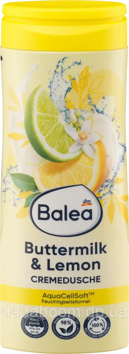 Крем-гель для душу Balea (Buttermilk&Lemon) 300 мл