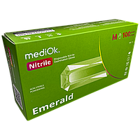 Перчатки MediOk EMERALD Нитриловые зеленые M 100 шт