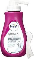 Крем для депіляціїї Veet Minima 400 мл,для чутливої шкіри, бікіні та області пахв