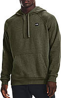 Чоловіче Худі з капюшоном Under Armour UA Rival Fleece Hoodie Зелений - M 1357092-390