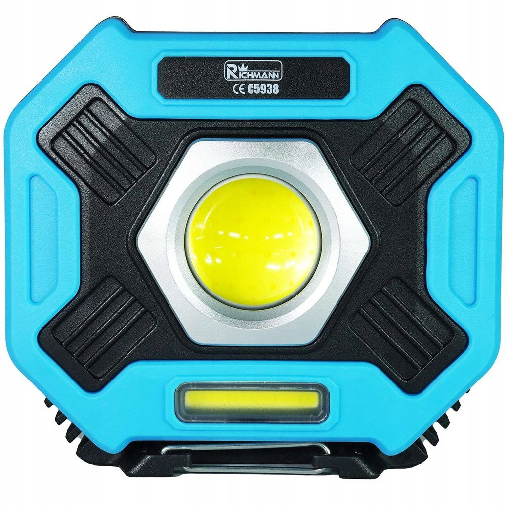 Акумуляторна галогенна лампа Richmann портативна 20W LED 2200lm 6000mAh (C5938)