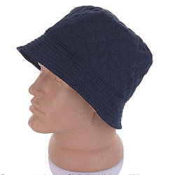 Синя стьобана панама з Плащівки з прошарком синтепону Розмір: 56- 60 (17130)