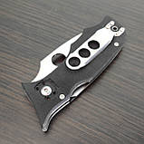 Ніж складний NAVY K-607, 440C, G10, Compression-lock, (Spyderco Lil Temperance), фото 2