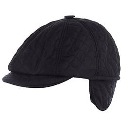 Кепка- восьмиклинка, стьобана на флісі та з вушками Розмір: 56- 60 (dn17031)