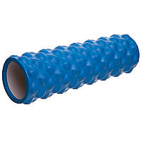 Ролер для йоги та пілатесу (мфр рол) SP-Sport Grid Bubble Roller FI-6672-BUBBLE 45см кольори в асортименті
