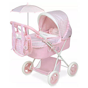 DeCuevas Коляска для ляльок My First Niza (ручка 60 см) 85046 Рожева