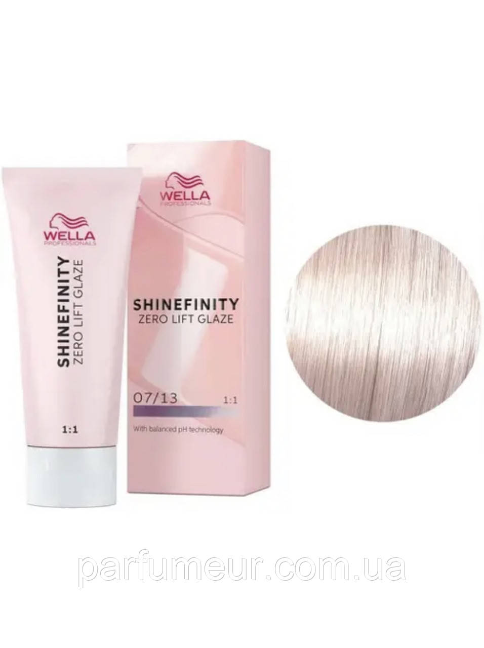 Wella Shinefinity фарба для волосся 07/13 середній блондин попелясто-золотий 60 мл, фото 1