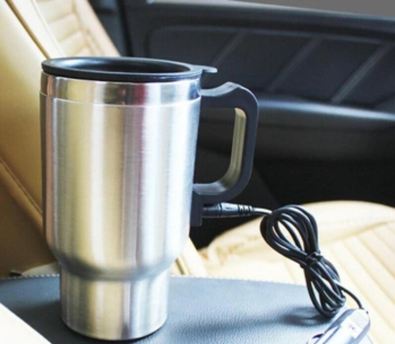 Термокружка з підігрівом USB в автомобіль Electric Mug 450 мл Silver - фото 3 - id-p2000748429