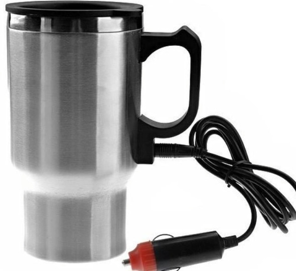 Термокружка з підігрівом USB в автомобіль Electric Mug 450 мл Silver - фото 7 - id-p2000748429