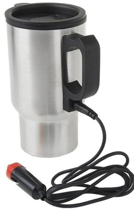 Термокружка з підігрівом USB в автомобіль Electric Mug 450 мл Silver - фото 9 - id-p2000748429
