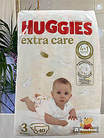 Подгузники Huggies Extra Care Jumbo 3 (6-10 кг), 40 шт.