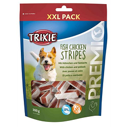 Ласощі для собак Trixie (Тріксі) Premio Stripes Chicken палички з куркою та сайдою 300 г
