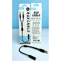 AUX-переходник KY-192 One point two audio cable на два аудио разъема 3.5mm to micro аудио сплиттер