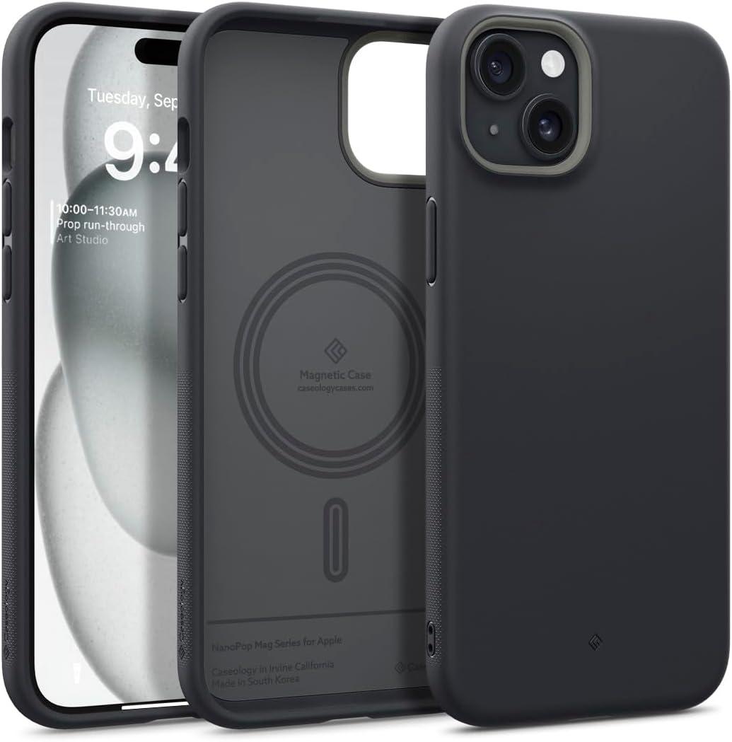 Чохол Caseology Nano Pop Mag Black Sesame для iPhone 15 ACS06822