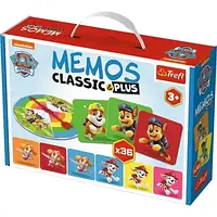 Настольная игра Memos Classic&Plus: Paw Patrol / Мемос Классический Плюс: Щенячий Патруль