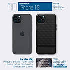 Чохол Caseology Parallax Mag Matte Black для iPhone 15 ACS06818, фото 7