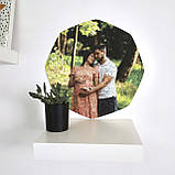 Середній Фігурний Дерев'яний Фото Пазл Woods Story За Вашим Фото Кохання L, фото 8