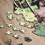 Середній Фігурний Дерев'яний Фото Пазл Woods Story За Вашим Фото Кохання L, фото 10